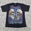 Metallica Vintage Band T-Shirt Face To Face Embroidered Graphic Print