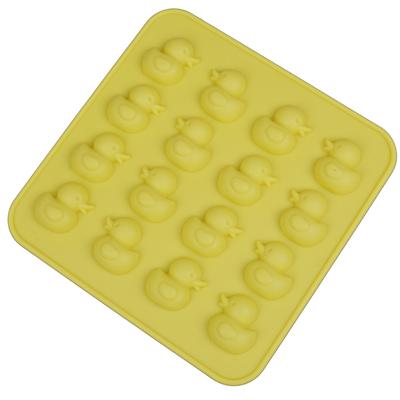 Stampo in Silicone Carino Anatra Fai da Te Cioccolato Ghiaccio Biscotto Caramelle