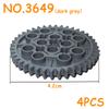 MOC Technical Parts Gear Bulk Bricks Assemble Particles DIY High-tech Building Blocks Compatible All Brand Car Model Accessories