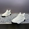 High-top board shoes New spring and autumn color matching trendy shoes Platform comfortable casual shoes qs
