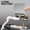 JINRAIKO Laptop Arm Desk inch Gas Spring Load VESA 360 Degree Aviation Aluminum Heat Cable Management Mount, 11.3-17.3 compatible, Type, 0-6kg