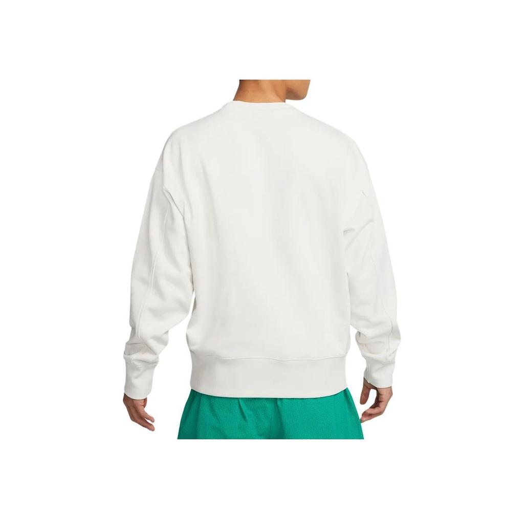 Nike Logo Letter Round Neck Pullover Long Sleeve Sweatshirt Men sweatshirt White DO8892-030