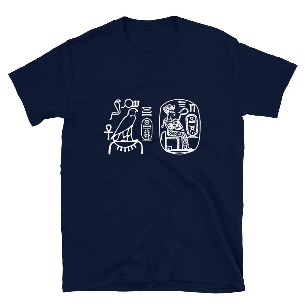 Egypt Mytholoical Element Tshirt Egyptian Mythology Lover TShirt Creative Design Printed T Shirt Men Women Crewneck Cotton Tee