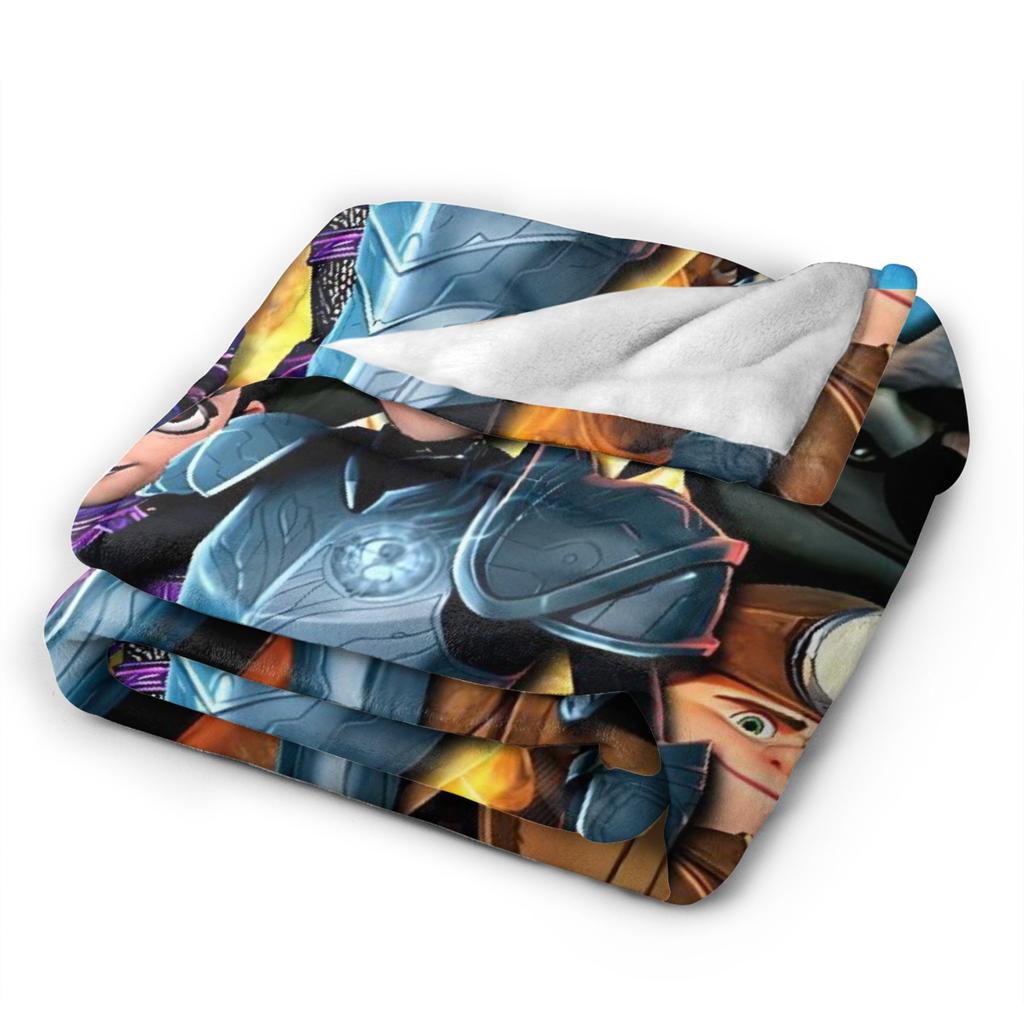 Coperta Trollhunters Tales Of Arcadia Calda Morbida Novità Peluche Coperta Plaid per Divano Sedia Divano Letto Copriletto da Viaggio Copriletto