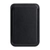 Single Ring Magnetic Card Holder for iPhone 12-16 Series PU Leather Slim Attachment