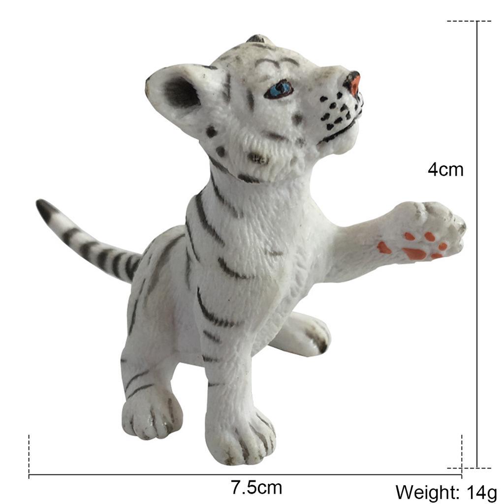 Simulation Plastic Siberian Wolf Animal Model Toy Figures Gift Playset
