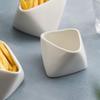 2pcs Ceramic Dessert Bowl Creative Snack Dish Kitchen Organizer Seasoning Bowl  Restaurant