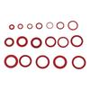 150Pcs Red Fiber Washer Assortment Kit 14 Sizes Flat Ring Washers Sealing Washers Set