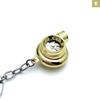 Chrome Metal Turbo Charger Keychain Keyring, No Plastic Spinning Compressor
