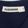 JIL SANDER JSWH751011 Navy Wool V-Neck Knit tops 32 NavyUsed