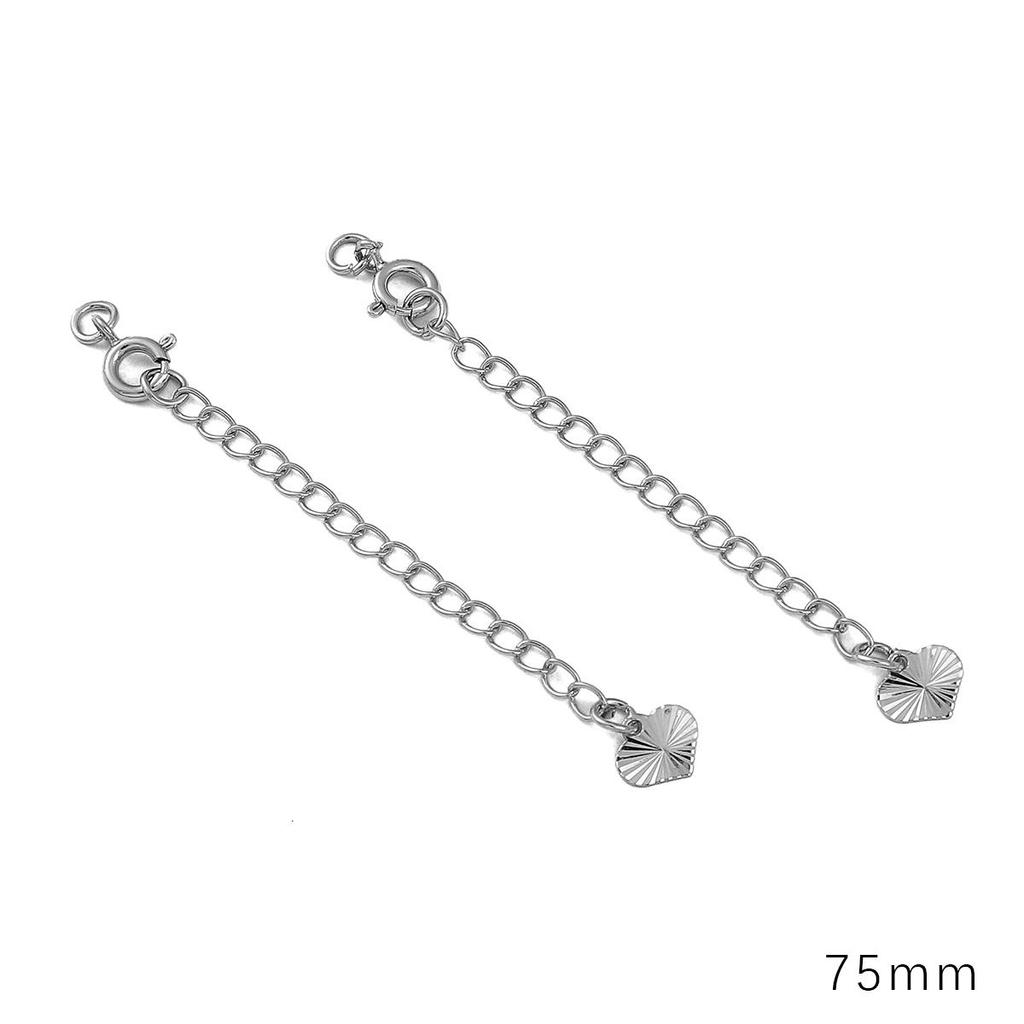 Copper Clad Iron Round Buckle Tail Chain For DIY Jewelry Making Craft Accessories