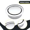 Concealed Flush Pull Handle Hardware Round 42mm Recessed Door Multipurpose for Sliding