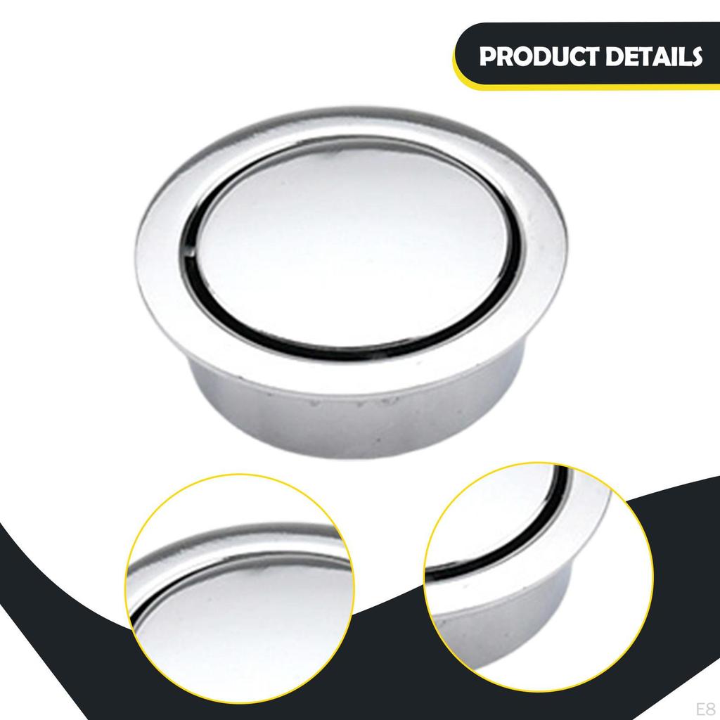 Concealed Flush Pull Handle Hardware Round 42mm Recessed Door Multipurpose for Sliding