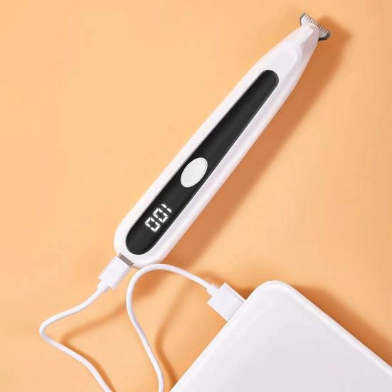 Trymer do łap psa Cichy Szerokie Ostrze Trymer do łap zwierząt Bezprzewodowy Elektryczny Trymer do pielęgnacji zwierząt na łapy Uszy Twarz Zad