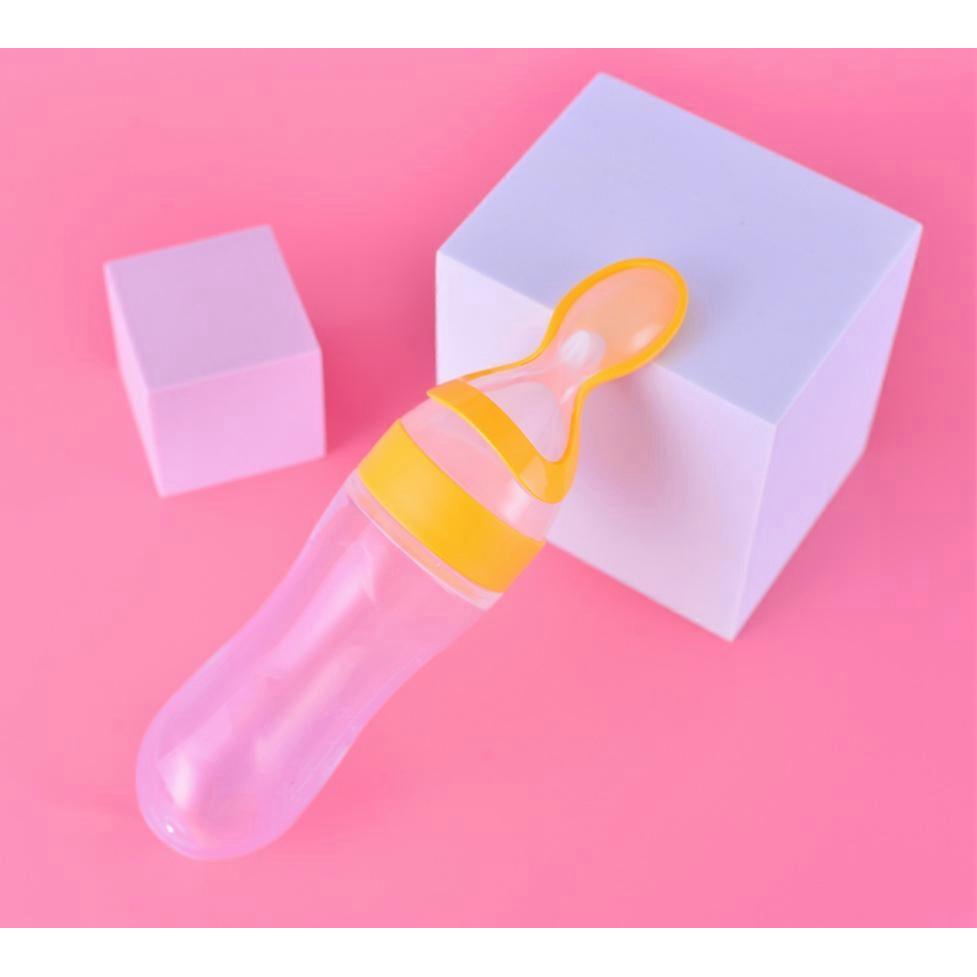 Baby Rice Paste Bottle Rice Paste Spoon Feeding Rice Paste Feeding Bottle Milk Dispenser Squeezing Spoon Rice Paste Feeding Bottle