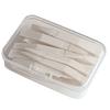 Pack Of 10 Contact Lenses Wearing Tool Lens Remover Tweezers with Storage Compartment for Everyday Travel Use