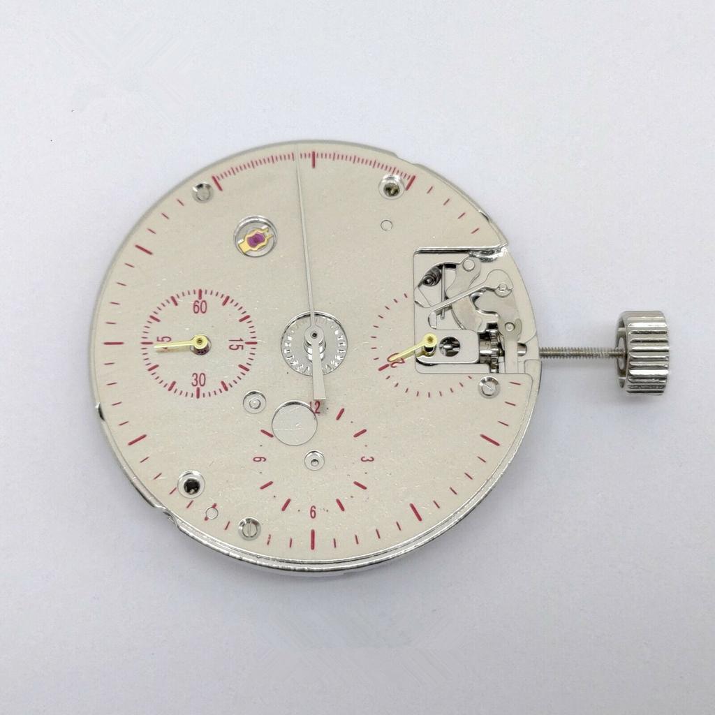 31.3mm Mechanical Chronograph For Seagull ST1901 TY2901 Movement With 2 Register Watch Accessories Movement Replace Parts