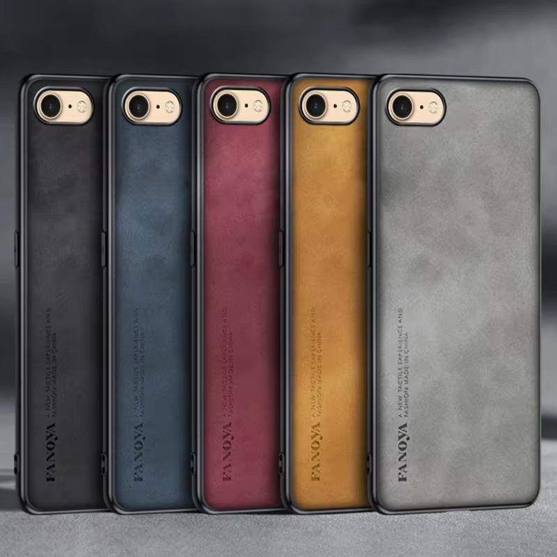 Luxuriöse Schafslederhülle für iPhone 5 5s SE 2016 2020 2022 6 7 8 Plus Herren Business Rückseite für Apple iPhone5 S 6s