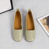 Fashion Flat Shoes Women Light Mouth Single Shoes Women's Spring Summer New Versatile Flat Bottom Square Head Solid Color Women's Shoes