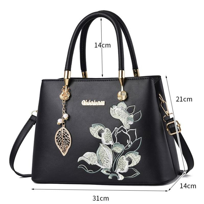 Handbag Mother Bag Temperament Senior Sense of Bag Large Capacity Embroidery Fashion Bag