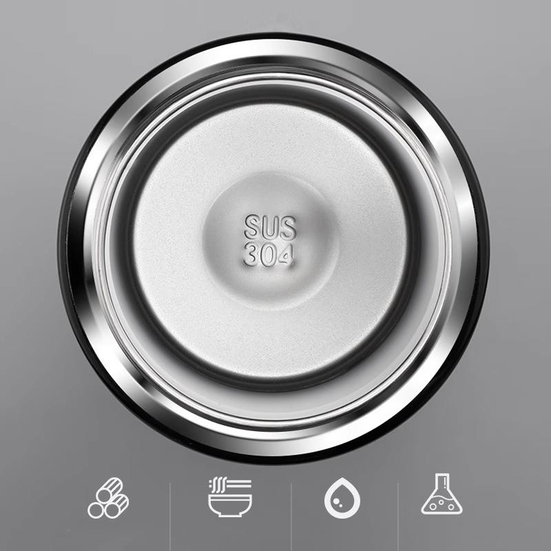 500ML Stainless Steel Thermos Bottle Portable One Click Cover Opening Thermal Mug Household Coffee Cup Tea Water Bottle