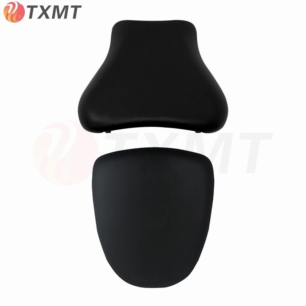 Suzuki Hayabusa GSX1300R 97-07 Front & Rear Seat Cushions with Front Leather Seat Bag.