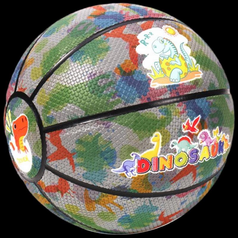 Tesen Youth Size 5 Dinosaur Reflective Basketball