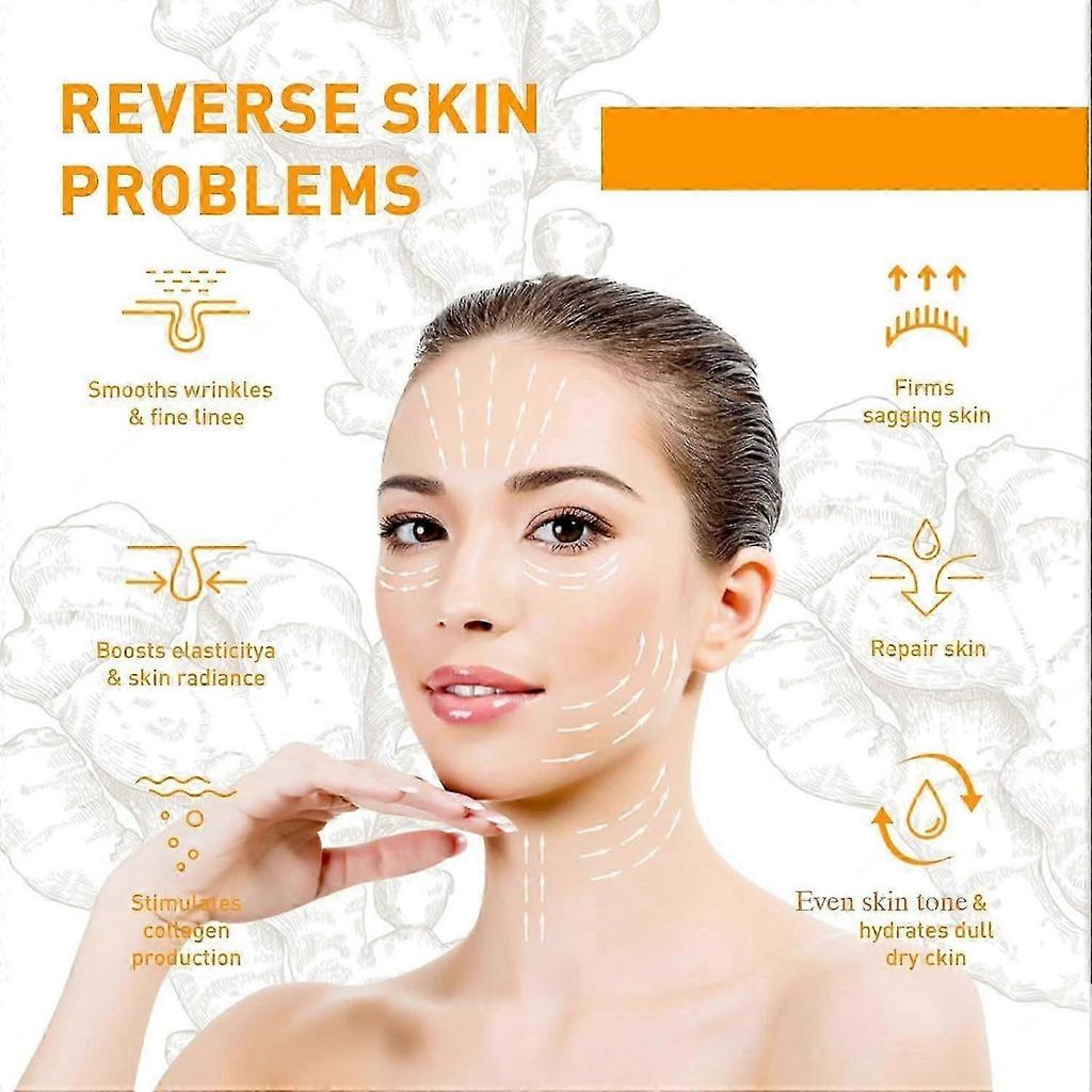 Turmeric Vitamin C Clay Mask,Deep Cleansing Face Mask,Improve Blackheads, Acne, Dark Spots, Even Skin Tone Face Mask