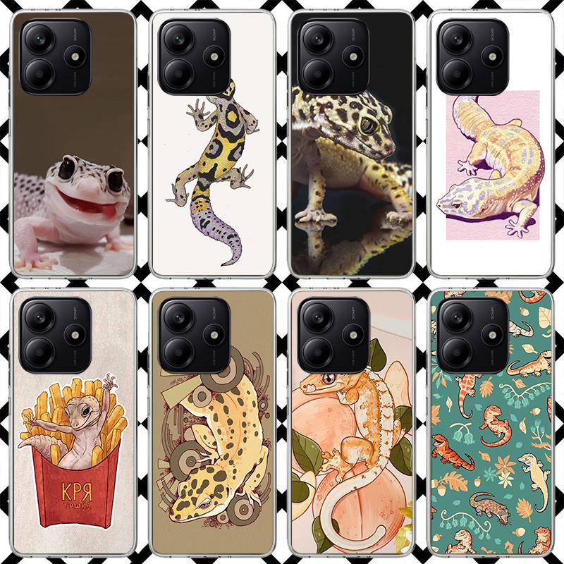 Lizards Geckos Phone Case for Xiaomi Redmi Note 15 14 14S 13 12 12S 11 Pro Plus 11E 11T 11S 10S 5G Soft Cover Fundas Redmi Note