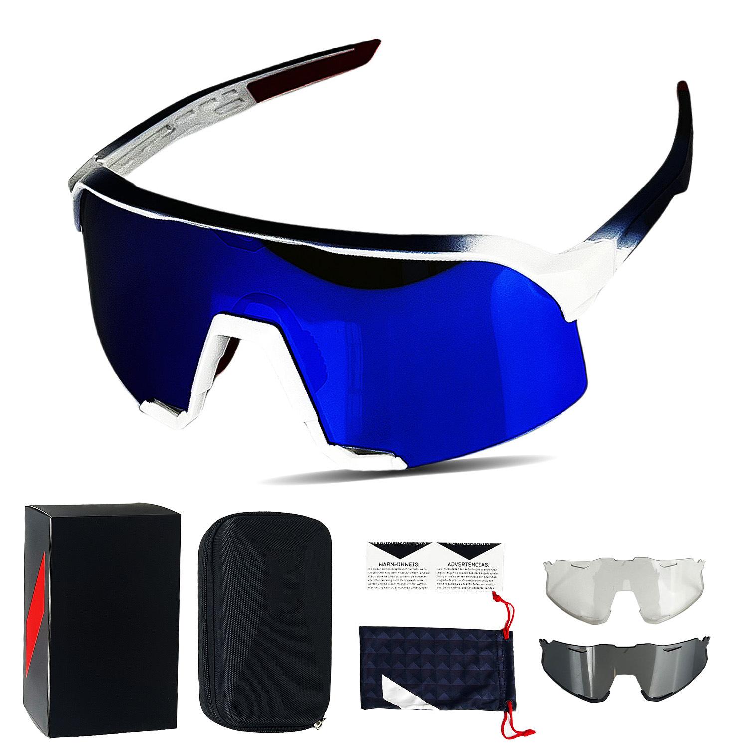 Cycling  Sports Glasses Men and Women Mountaineering Running Outdoor Sports Glasses Cycling Sunglasses Lightweight