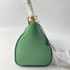 Geantă de umăr de lux pentru femei ZANCHETTI Amuleto 20 nefolosită – Geantă de mână crossbody convertibilă, Poșetă de designer italian, Geantă verde / aurie