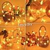 Easter Rabbit Themed LED Lights USB Charging Decorative String Lights for Tabletop Mantels Staircase Festival Decoration