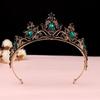 Nuovi accessori per capelli con corona da sposa multicolore, corona di compleanno, accessori in cristallo, copricapo in stile matrimonio