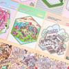 Decompression 3D Landscape Sticker 20-in-1 Miniature Scene Collage  Children