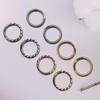 Stainless Steel Twisted Rope Nose Ring Earring - 316L Seamless Open Coil Piercing Jewelry