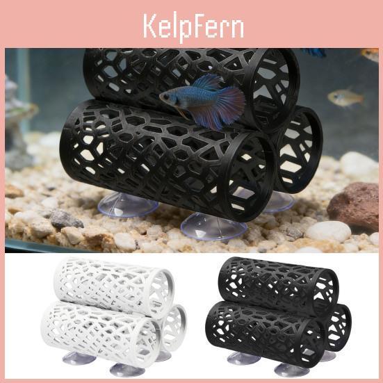 3in1 Aquarium Betta Tunnel Fish Decor Small Fish Hideout Betta Hammock With Suction Cups Resting