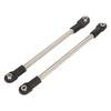 8Pcs Stainless Steel Link Rod 275mm Wheelbase Stainless Steel Link Rod Linkage Set for 1/10 RC Crawler Car