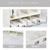 Office Desktop Organizers and Accessories Desk Book Stand with 3 Sliding Drawer for Office Supplies