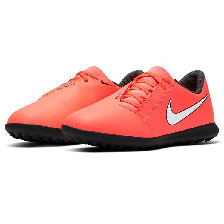 Nike Phantom Venom Slip Resistant Low top Kids' Soccer Shoes Orange White Black Kids' AO0400-810