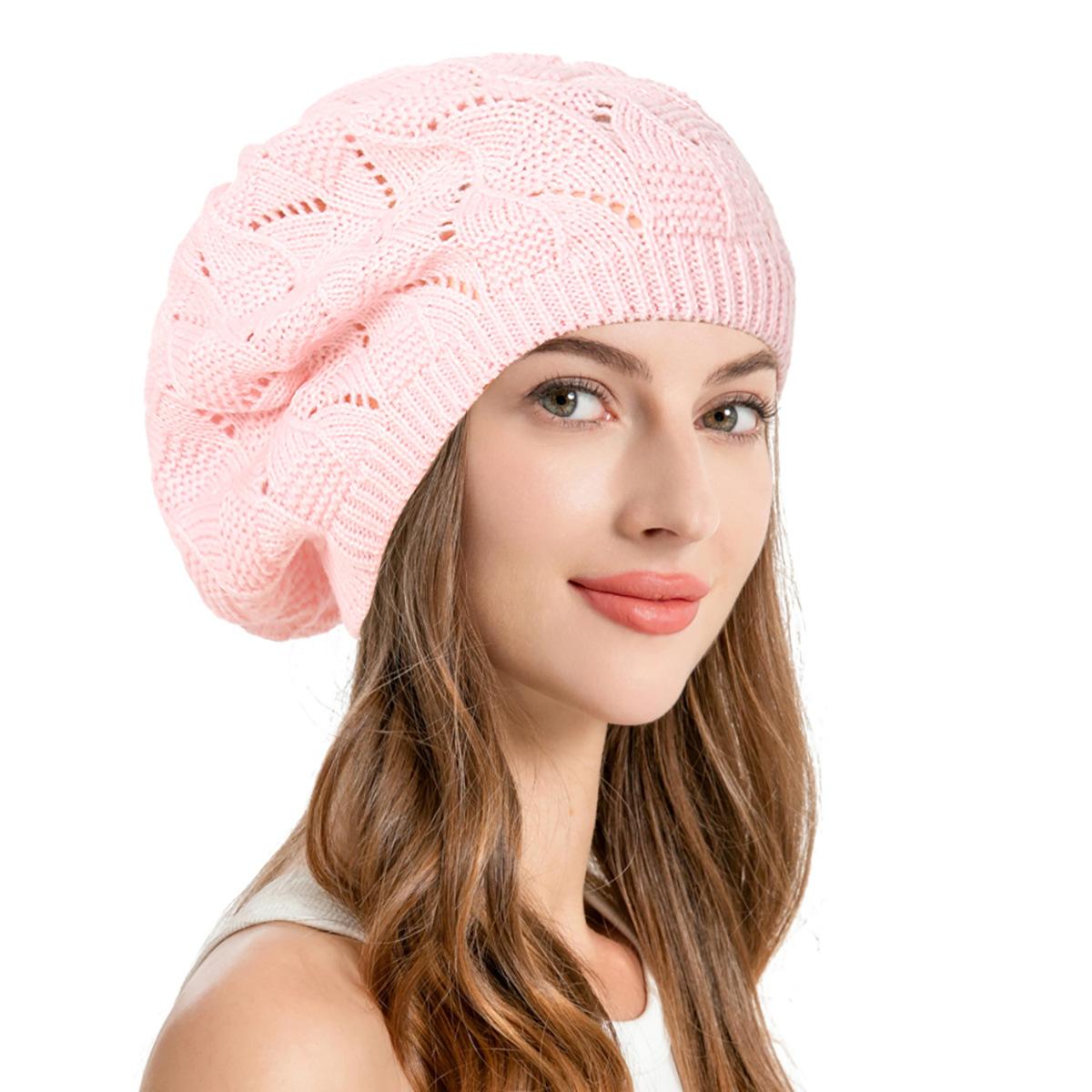 Лист Цветок, Берет, Универсальный, Ажурный, Шляпа художника