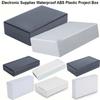 ABS Plastic Storage Case White Black Housing Instrument Case  Electronic Supplies