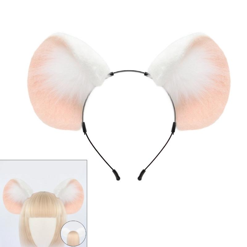 Mouses Ear Headbands Handmade Hairband for Role Play Enthusiasts Photography
