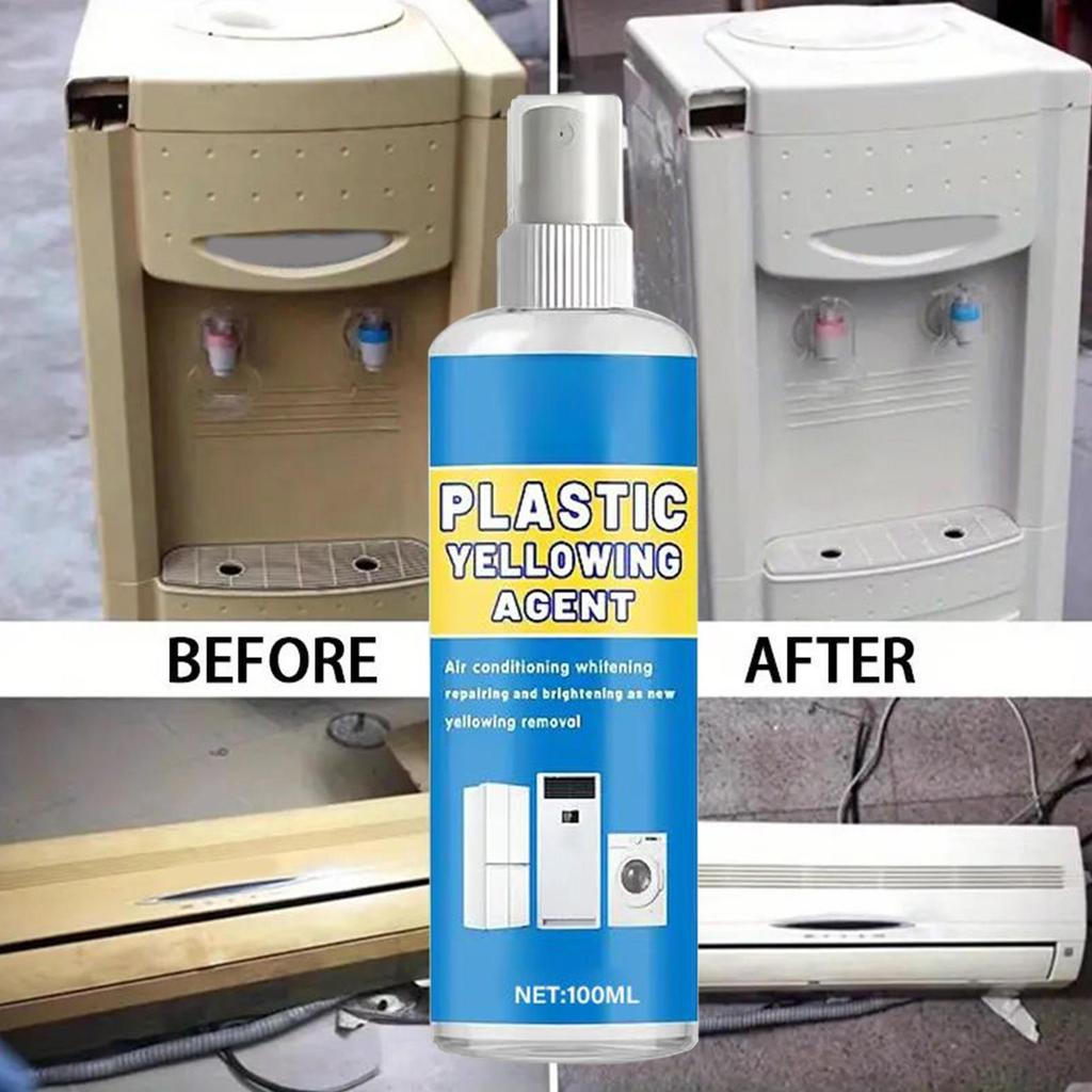 Odstraňovač zažloutnutí Plastový renovátor 100 ml Revitalizér povrchu domácích spotřebičů Čistič krytu klimatizace