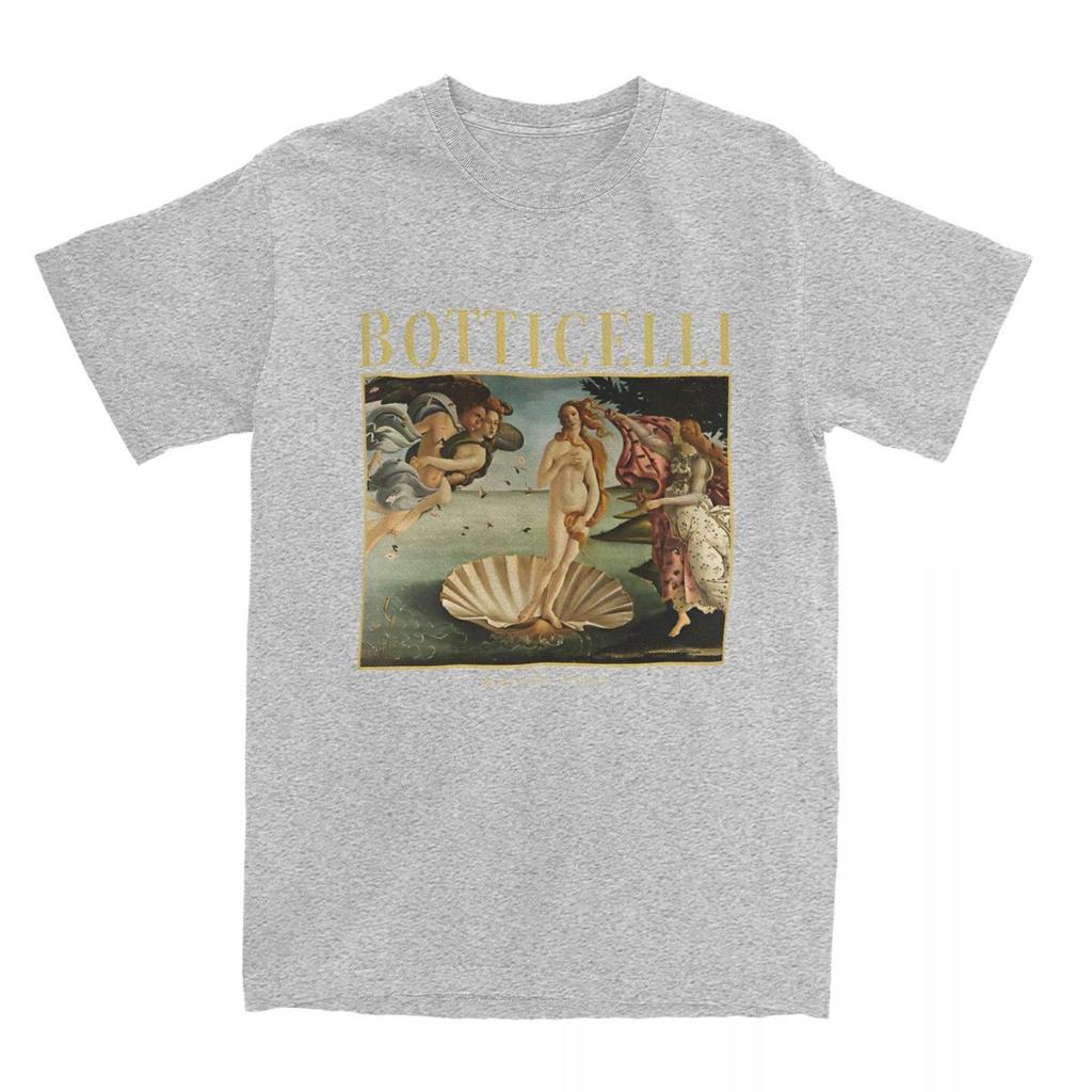 Tričko Zrození Venuše Sandro Botticelli Harajuku Trička Krátký Rukáv Streetwear Tričko Léto Bavlna O Krk Oversize Oblečení