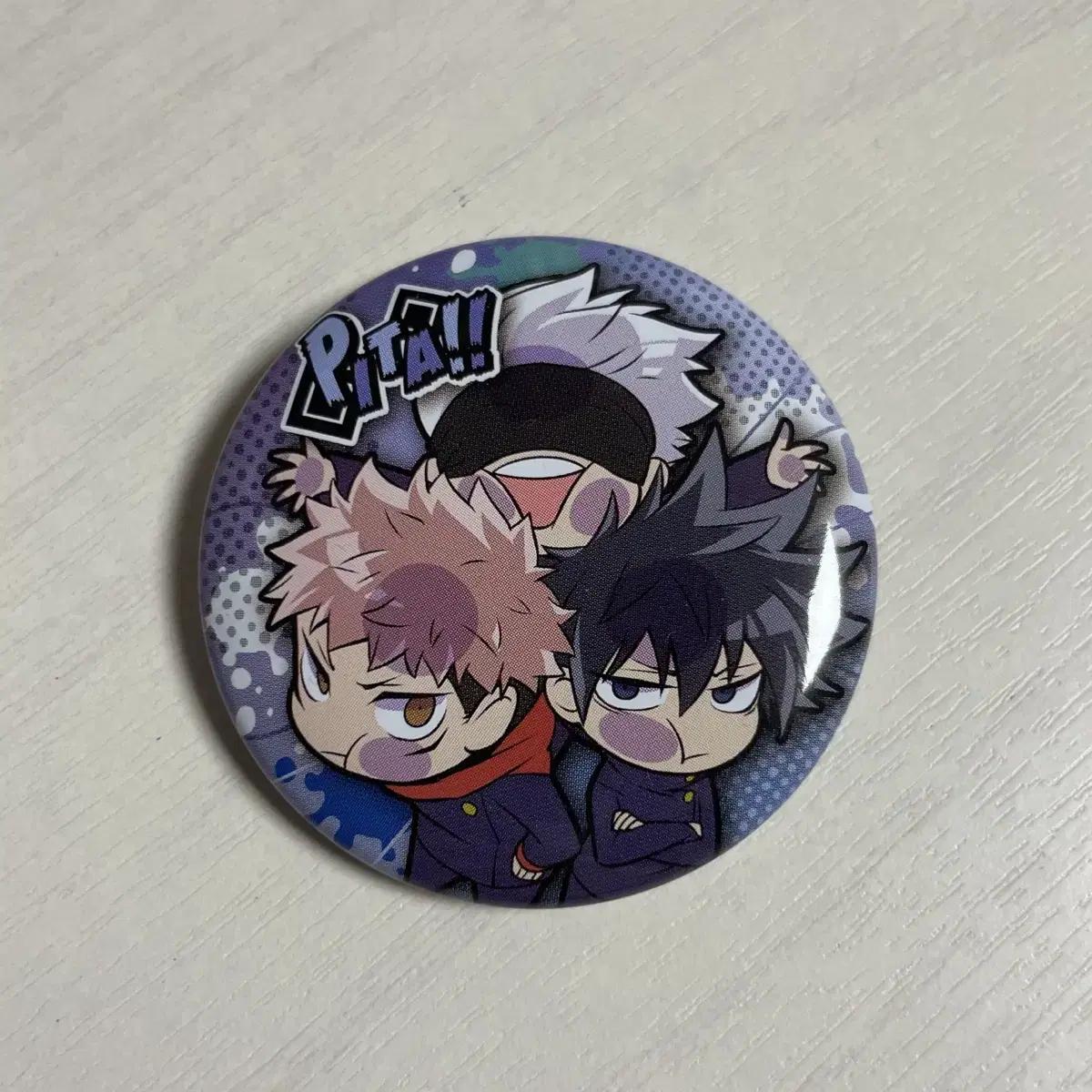 

Магнитный значок Jujutsu Spin Pita Secret Gacha Значок Пин Пуговица Годжо Мегуми Тодзи Юдзи