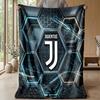 Coperta a tema Juventus FC Morbida coperta in flanella Coperta morbida tipo plaid Coperta accogliente per divano e letto per arredamento domestico