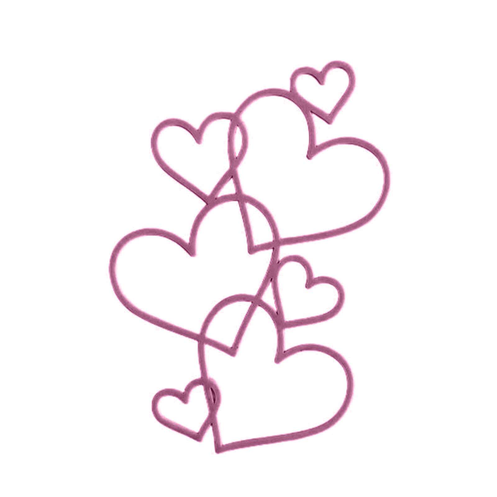 

Wedding Cake Topper Love Heart Cake Decoration Valentine s Day Gift Dessert Decoration Acrylic Cupcake Toppers разноцветный