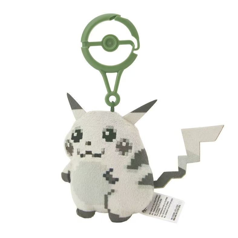 30th Anniversary Pikachu Plush Doll Cute Stuffed Pokemon Pikachu Doll Toy Pixel Style Cartoon Peripherals Collection Toy Gift