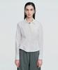 Kimjisu Dozi - Pinched Unbalance Shirt _ White