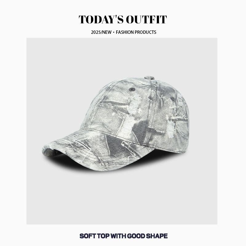 

Американская Ретро Уличная Старая Нишевая Джинсовая Бейсболка Мужская и Женская Шоппинг Солнцезащитная Граффити Трендовая Бейсболка Универсальная Adjustable